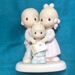 VTG Precious Moments ‘God Bless the Day We Found You” 1986 #100145. Collectible